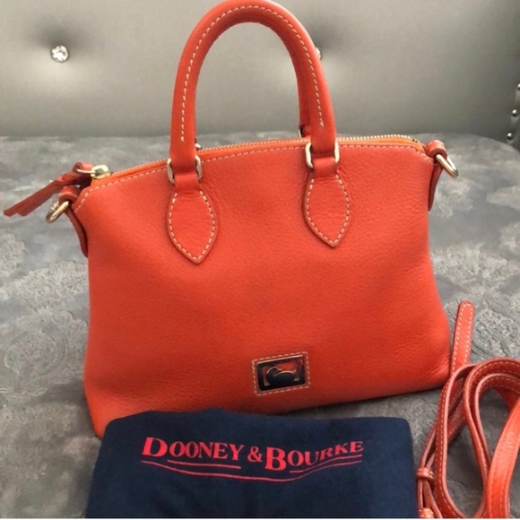 Dooney & Bourke Handbags - Dooney & Bourke Leather Zip Top Small Satchel